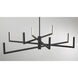 Articular LED 36 inch Coal Chandelier Ceiling Light