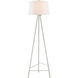 Julie Neill Lafitte 60 inch 100.00 watt Plaster White Floor Lamp Portable Light, Large