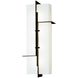 Matrix LED 18 inch Matte Black Outdoor Wall Light