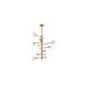 Canada 8 Light 30 inch Gold Chandelier Ceiling Light