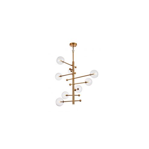 Canada 8 Light 30 inch Gold Chandelier Ceiling Light