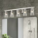 Bennington 5 Light 35.75 inch Brushed Nickel Large Vanity Sconce Wall Light