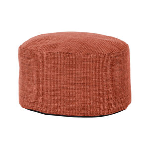Pouf 12 inch Coco Coral Foot Ottoman with Cover