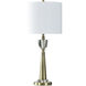 Cameron 33 inch 150.00 watt Brushed Gold Table Lamp Portable Light