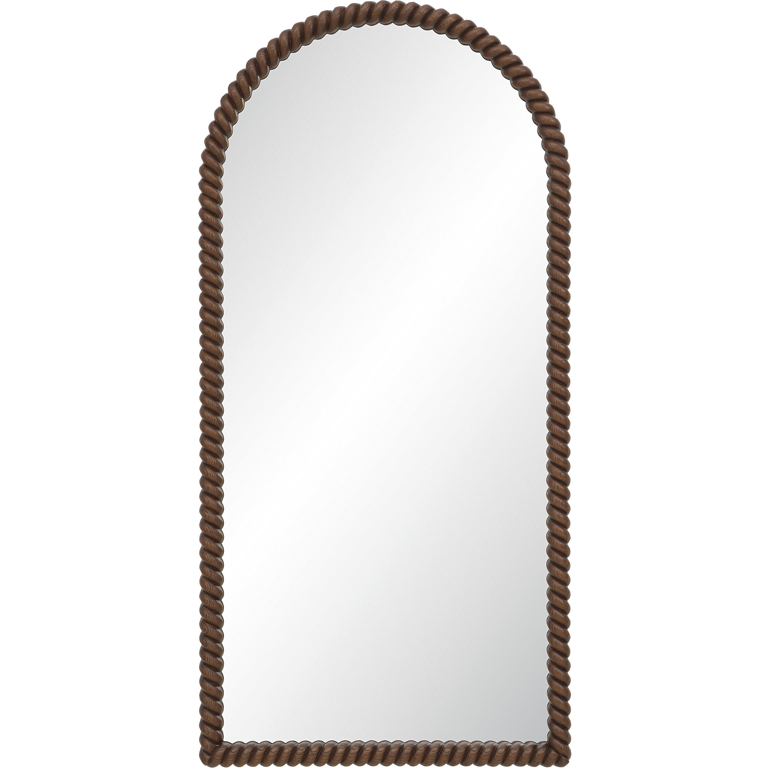 Madiwell 70 X 34 inch Walnut Leaner Mirror