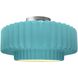 Radiance LED 14.5 inch Reflecting Pool and Brushed Nickel Semi Flush Ceiling Light