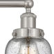 Bell 3 Light 24.5 inch Brushed Satin Nickel Bath Vanity Light Wall Light