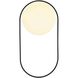 Silas 1 Light 12 inch Black Outdoor Wall Sconce