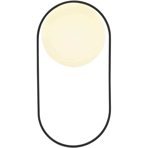 Silas 1 Light 12 inch Black Outdoor Wall Sconce