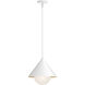Alora Mood Remy 1 Light 13.5 inch White Pendant Ceiling Light