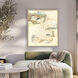 Finding Peace I White and Green and Brown Framed Art, The Studio
