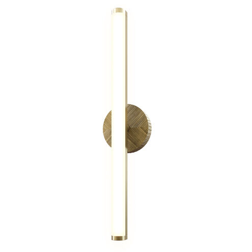 Kensington LED 34.44 inch Vintage Brass Bath Vanity Wall Light