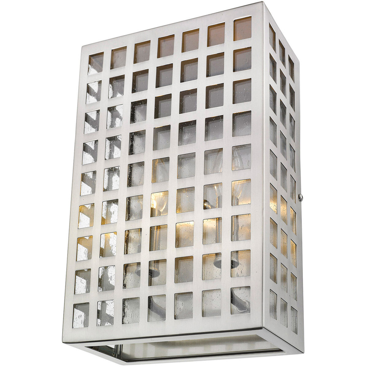 Letzel 2 Light 13 inch Satin Nickel Exterior Wall Mount