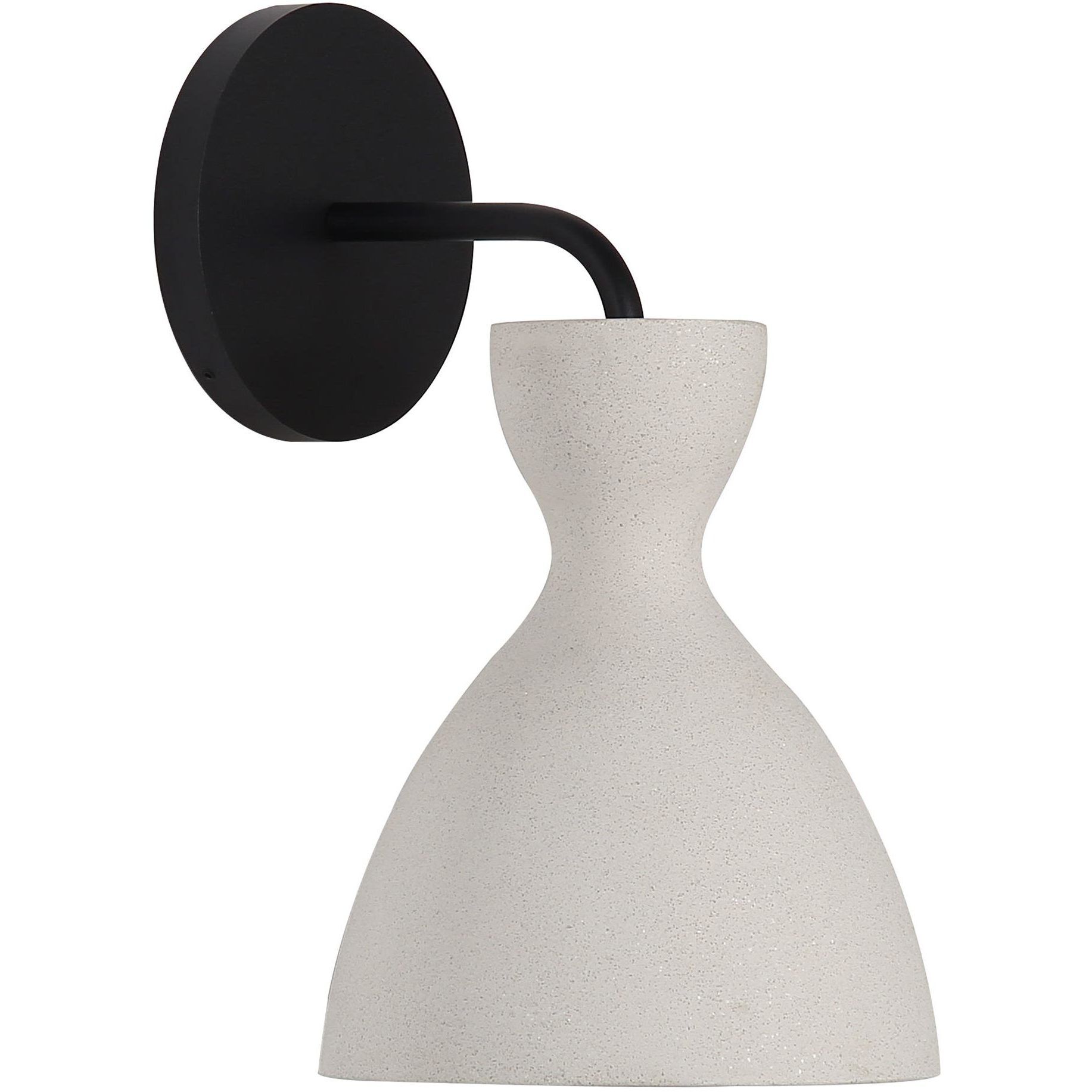 Aethera LED 8.63 inch White Sandstone Cement Outdoor Wall