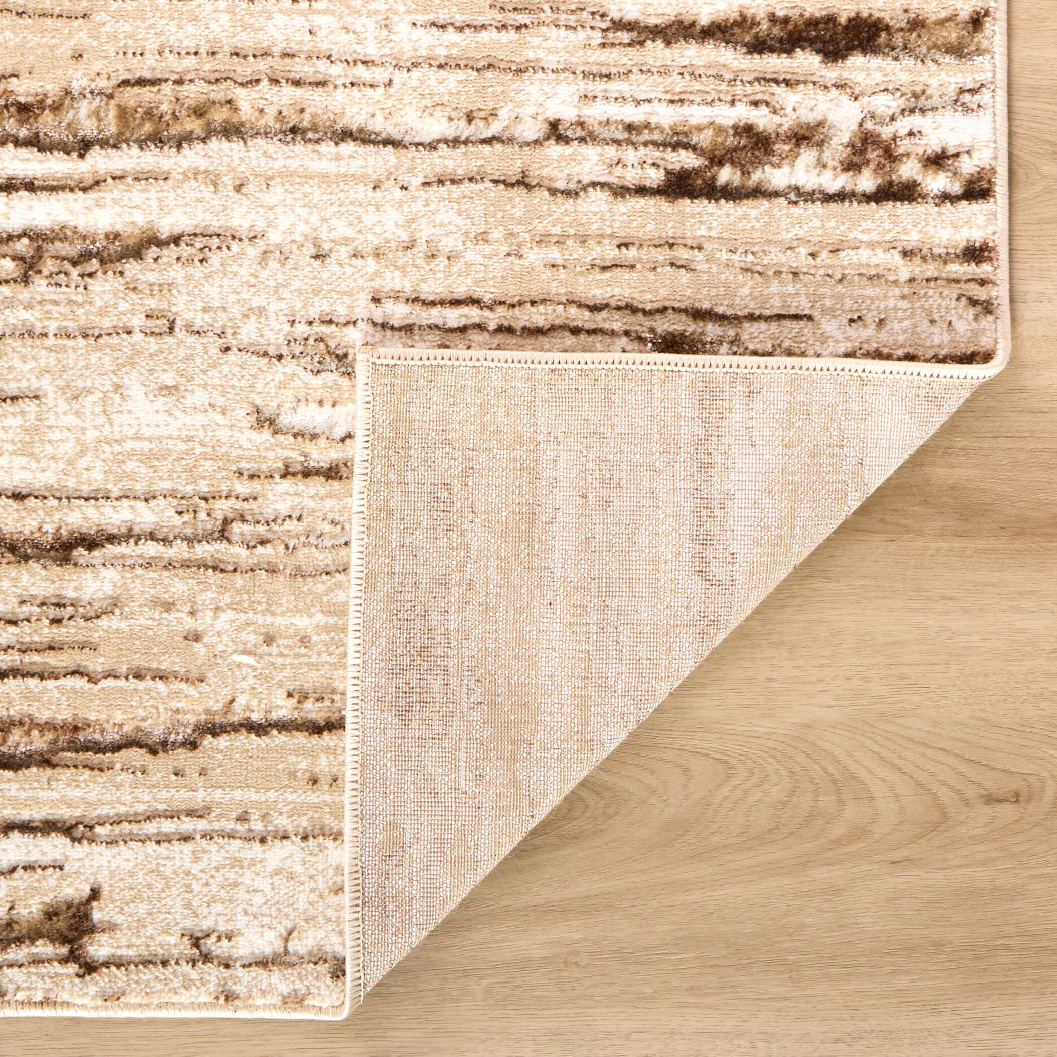 Piave Brown and Beige Indoor Rug