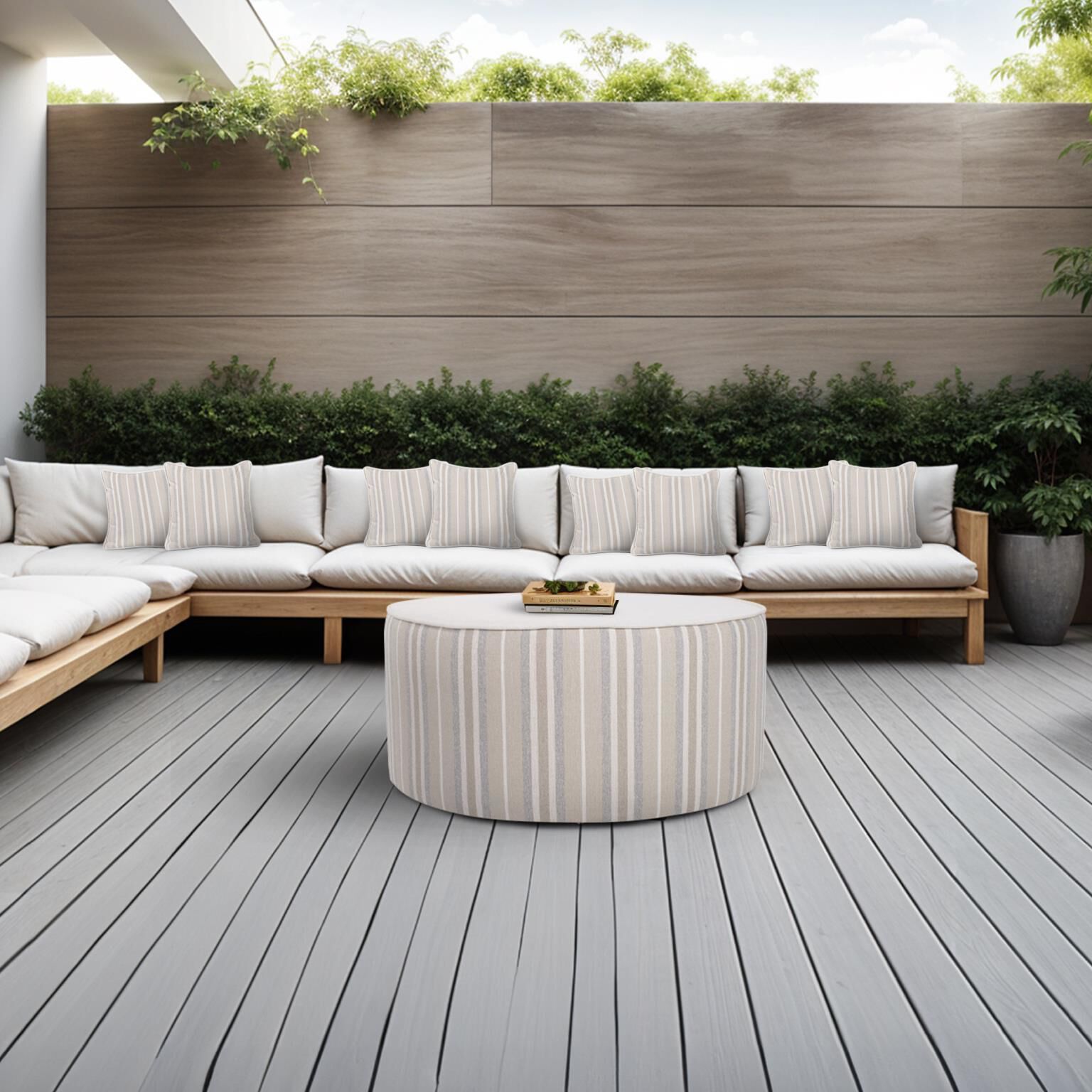 Dune Universal 18 inch Sand Outdoor Ottoman