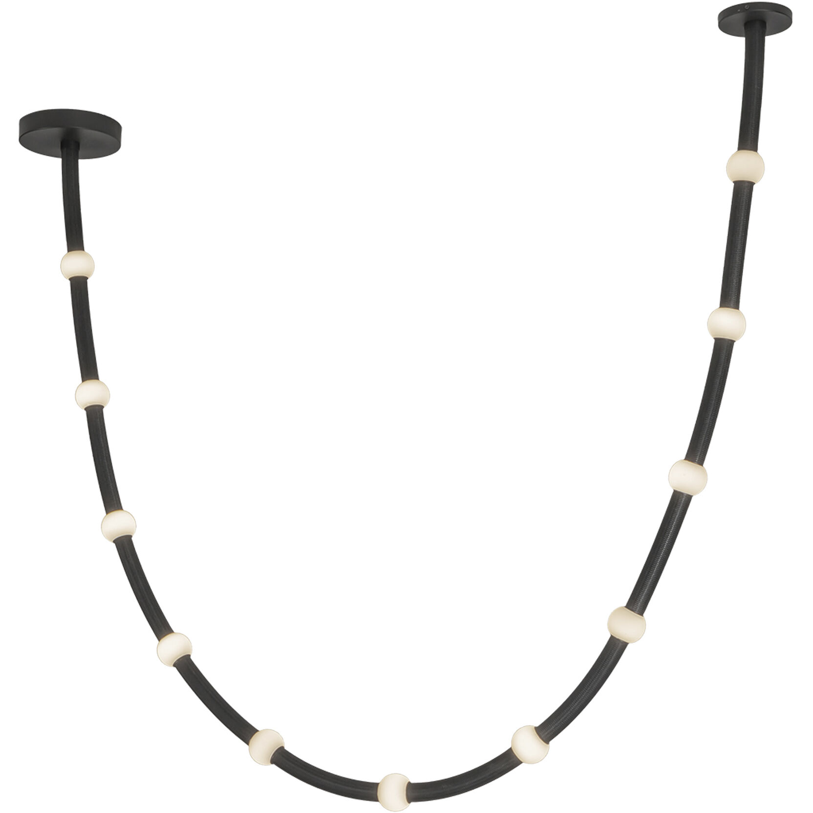 Corda LED 2.38 inch Black Pendant Ceiling Light