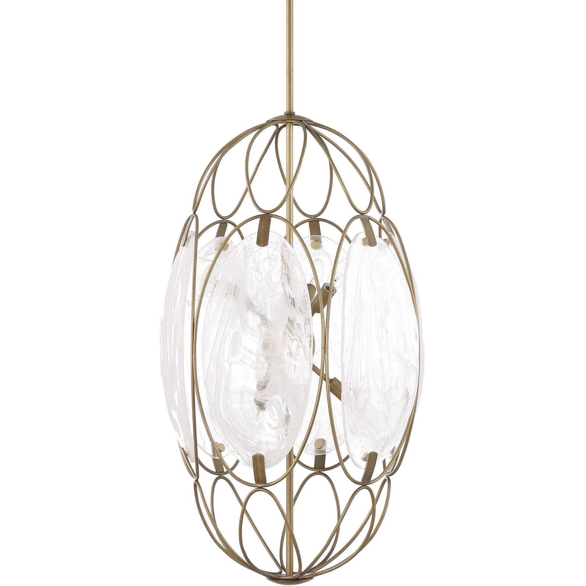 Valencia 6 Light 19 inch Soft Gold Pendant Ceiling Light
