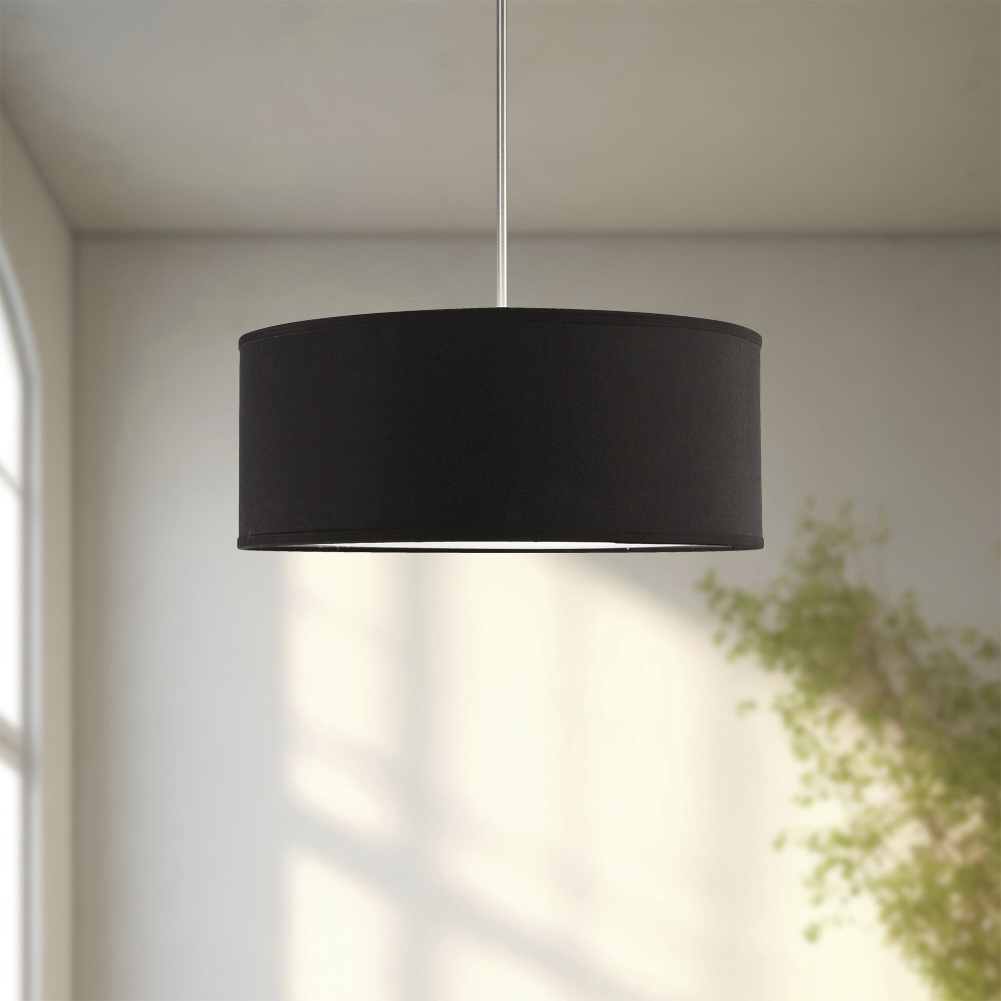 Gregory Pendant Ceiling Light in Black