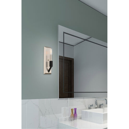 Beckett 1 Light 5 inch Brushed Nickel & Black ADA ADA Wall Sconce Wall Light