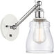 Ballston Ellery LED 5 inch White and Polished Chrome Sconce Wall Light