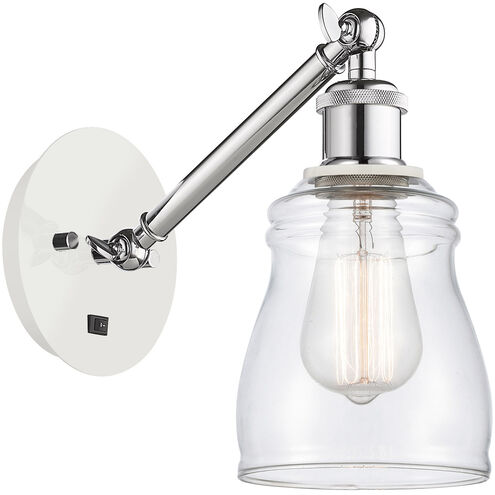Ballston Ellery LED 5 inch White and Polished Chrome Sconce Wall Light