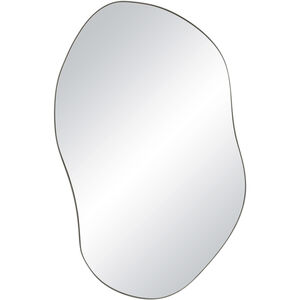 Javelin 45.25 X 30 inch Brushed Matte Satin Nickel Wall Mirror