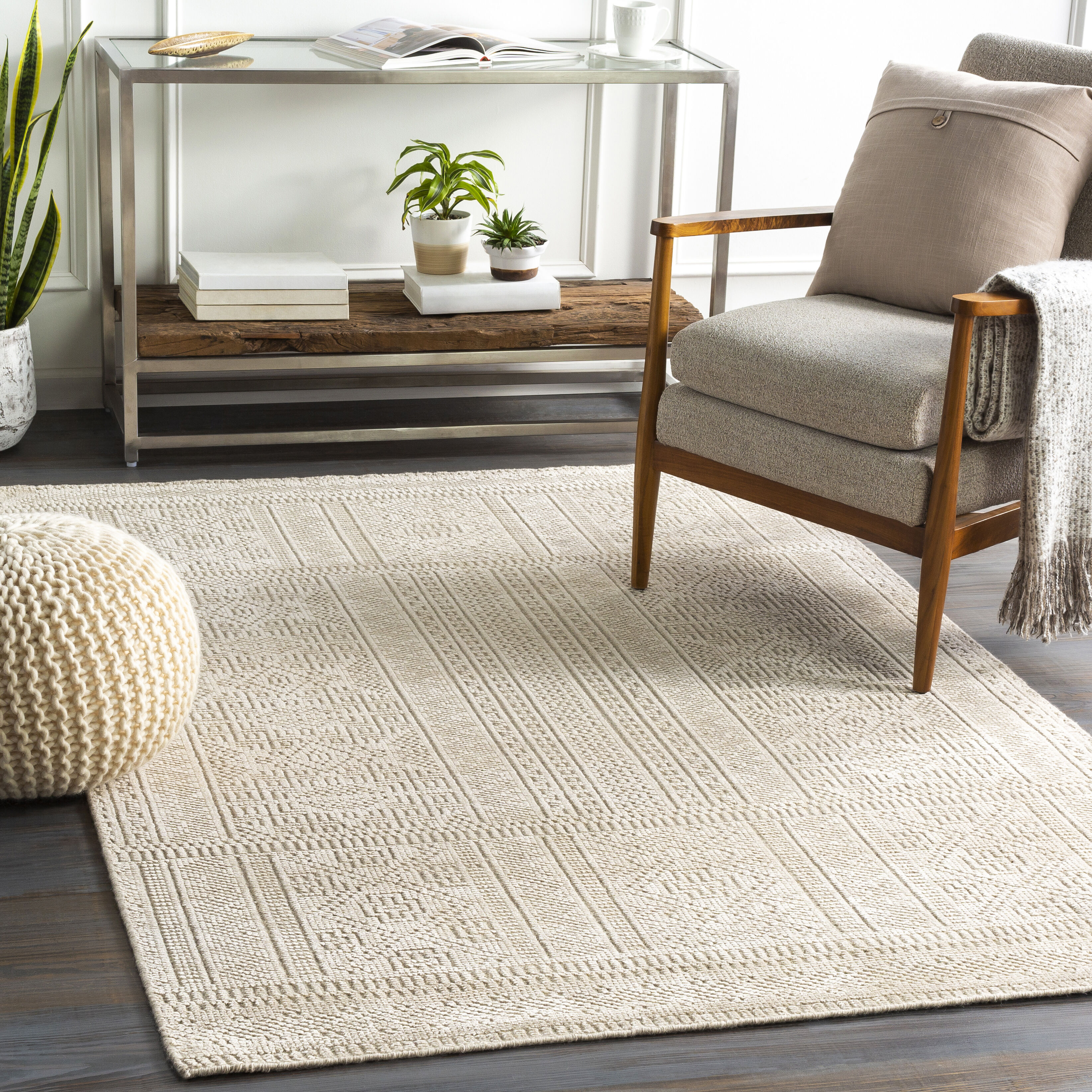 Livorno 36 X 24 inch Beige Rug in 2 x 3, Rectangle