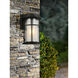 Helendale 1 Light 13 inch Matte Black Outdoor Wall Light