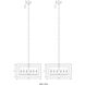 Infinity 12 Light 24 inch Misty Charcoal Chandelier Ceiling Light