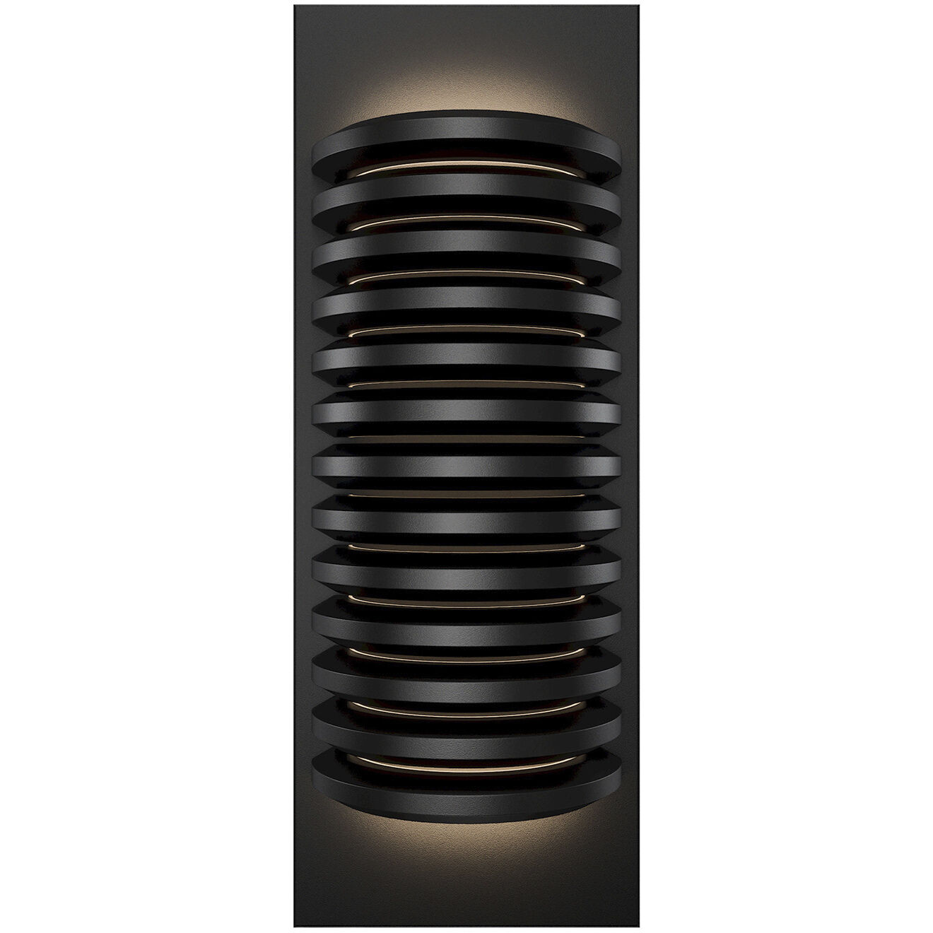 Loome LED 16 inch Black Outdoor Wall Light, dweLED