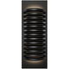 Loome LED 16 inch Black Outdoor Wall Light, dweLED