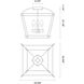 Manor 4 Light 16.63 inch Urban Bronze Semi-Flush Mount Ceiling Light