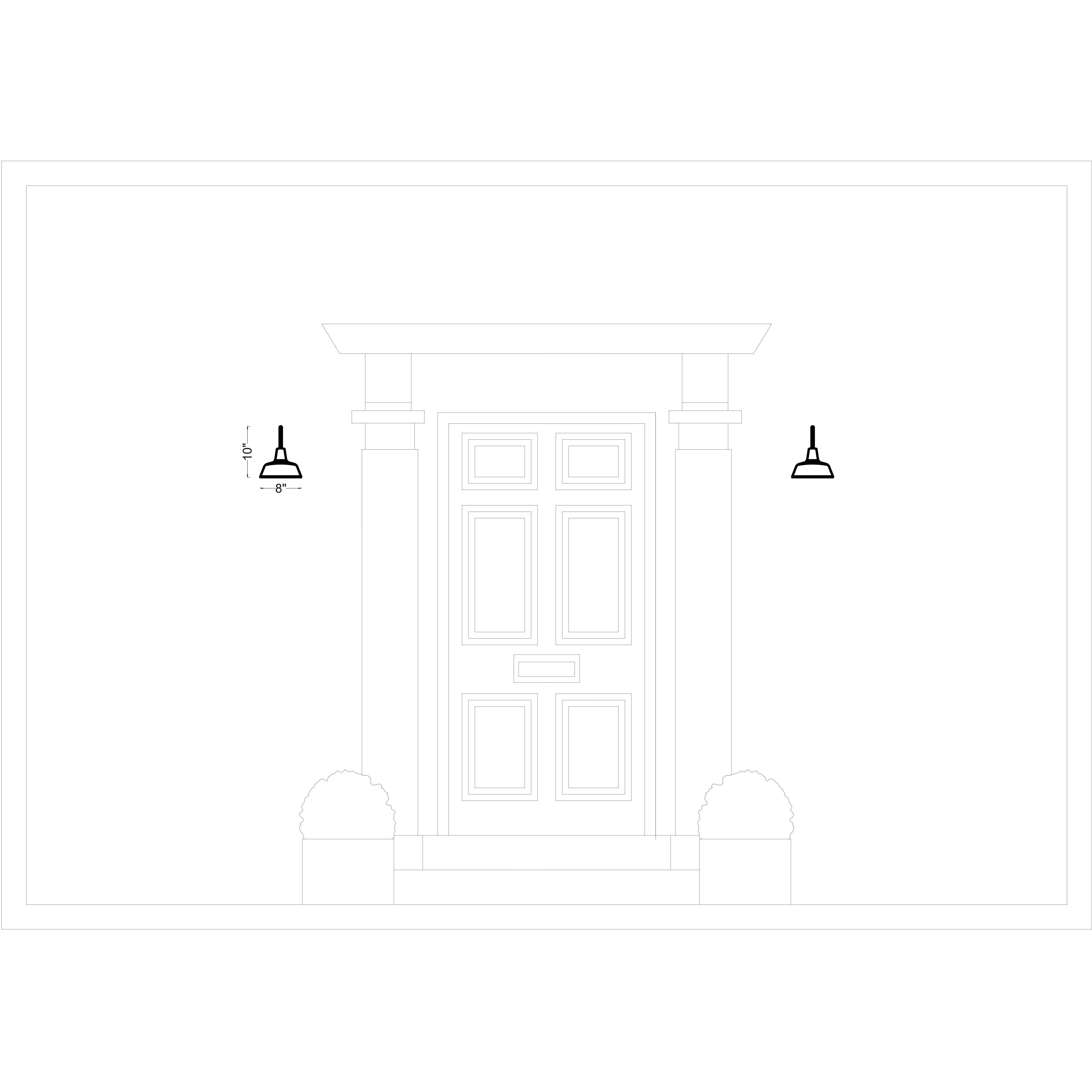 Sean Lavin Barn Light 1 Light 10 inch Antique Bronze Outdoor Wall Lantern, Small