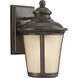 Cape May 1 Light 10.5 inch Burled Iron Outdoor Wall Lantern, Small