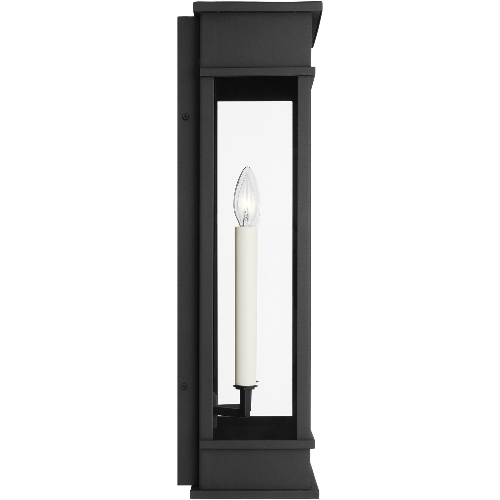 C&M by Chapman & Myers Cupertino 2 Light 19.13 inch Textured Black Outdoor Wall Lantern
