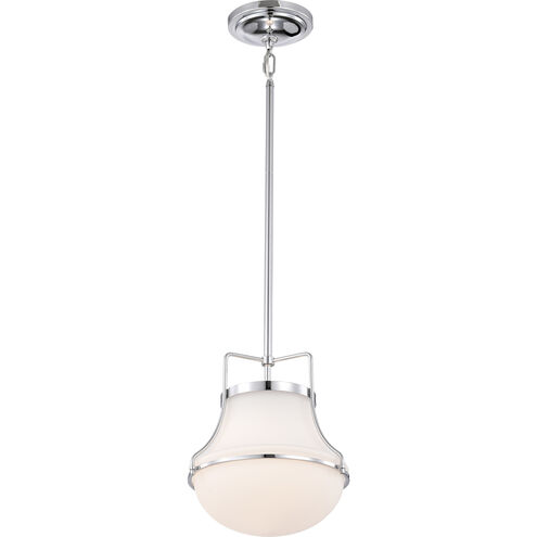 Valdora 1 Light 10.38 inch Polished Nickel Pendant Ceiling Light