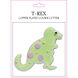 T-Rex Copper Cookie Cutter