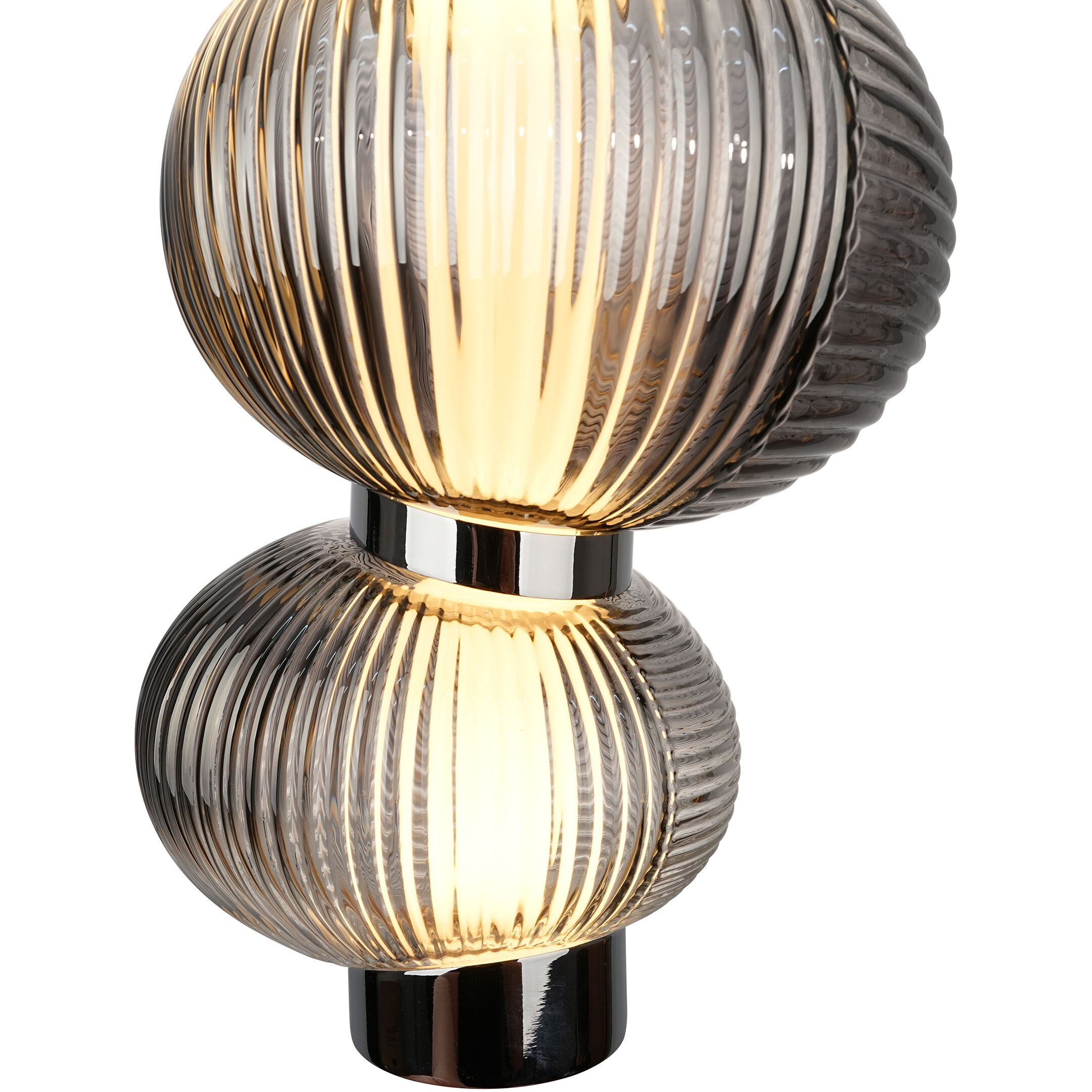 Ariel LED 6.3 inch Chrome and Black Pendant Ceiling Light