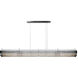 Crystal Cage LED 6 inch Aluminum Linear Suspension Ceiling Light