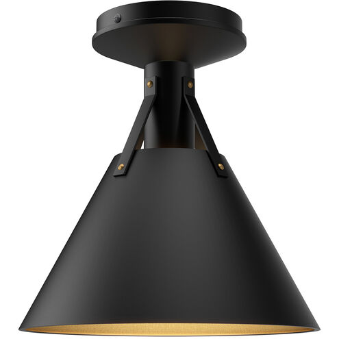 Alora Mood Archer 1 Light 9.5 inch Matte Black Flush Mount Ceiling Light