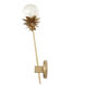Florette 1 Light 6.5 inch Modern Gold Wall Sconce Wall Light