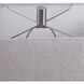Matisse 25 inch 150 watt Textured Glass Table Lamp Portable Light
