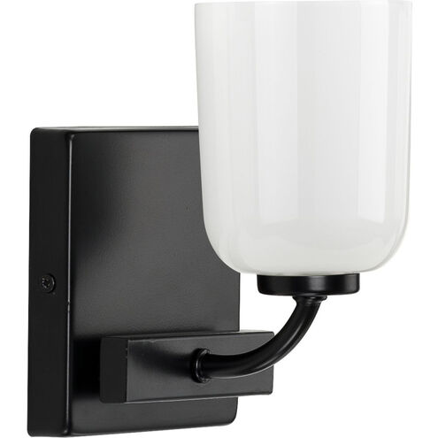Moore 1 Light 4.75 inch Matte Black Bath Vanity Wall Light