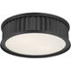 Corvella LED 18 inch Matte Black Flush Mount Ceiling Light