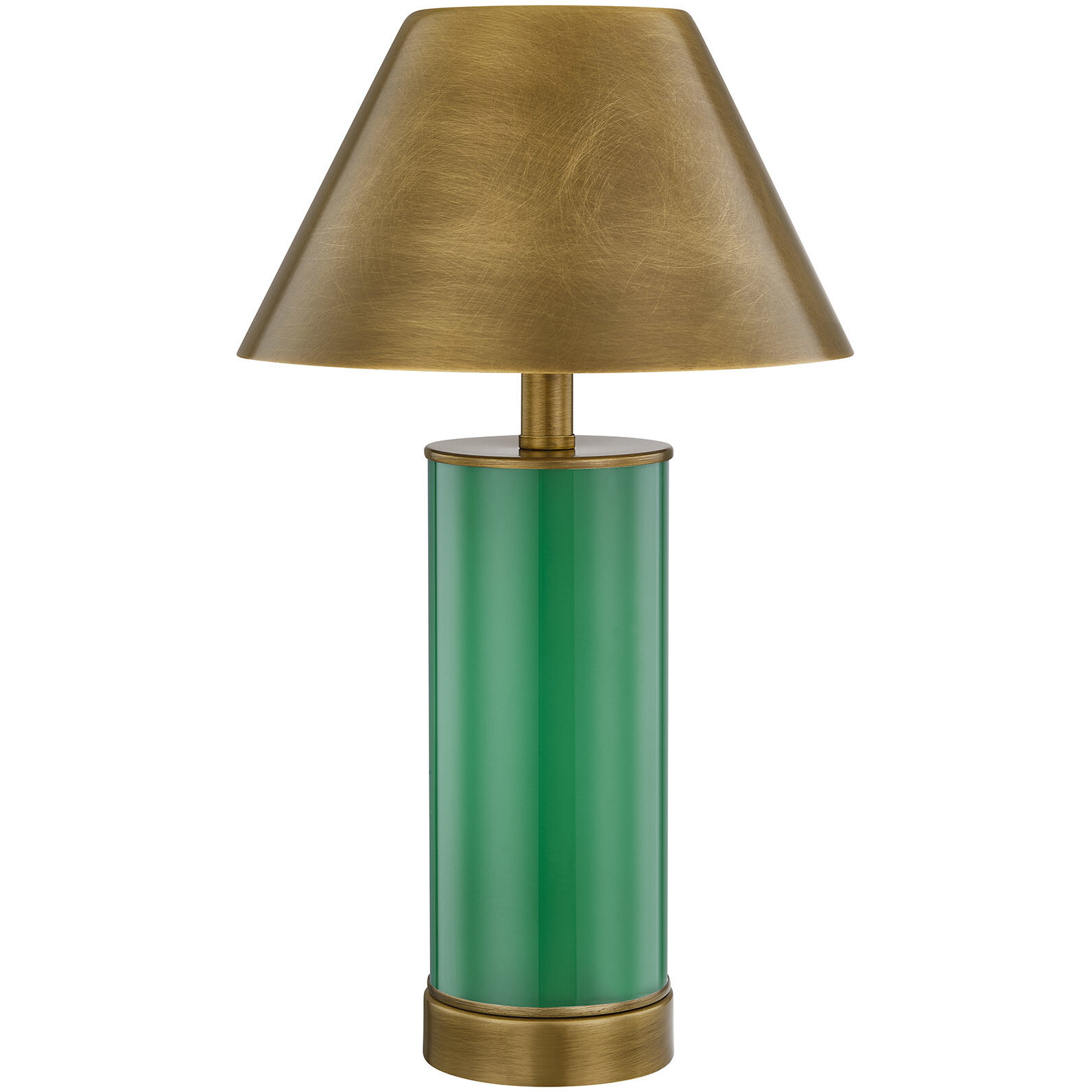 Molly 12 inch 2.30 watt Jolly Green Portable Rechargeable Table Lamp Portable Light, Coco & Dash
