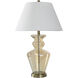 Eva 28.5 inch 150.00 watt Light Amber Opulance and Brass Table Lamp Portable Light