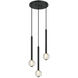 Windchimer LED 13.38 inch Matte Black Pendant Ceiling Light