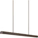 Lyon Linear Chandelier Ceiling Light, Large