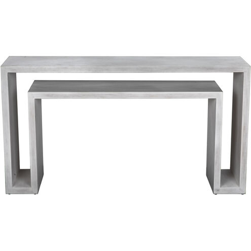 Caine 56 X 14 inch White Wash Console
